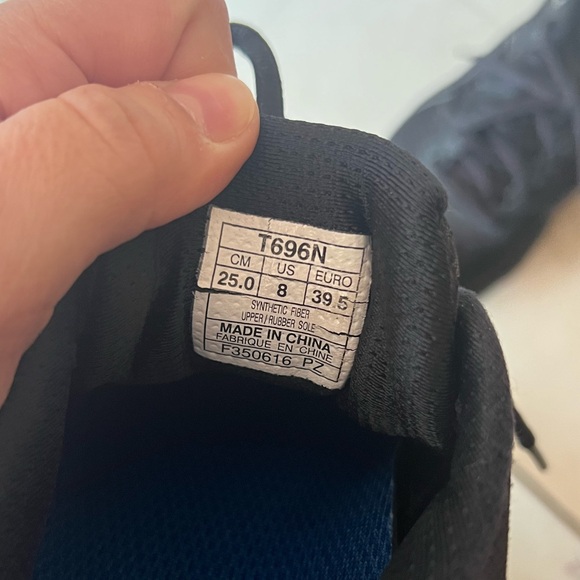 Asics Gel Kayano Running Shoes Sneakers Women's Size 8 T696N Black - Picture 7 of 10